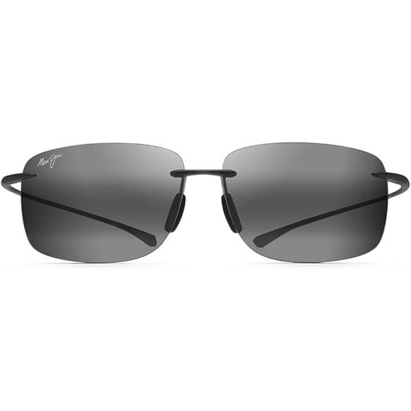 NWT Maui Jim Unisex Hema Polarized Rimless Sunglasses Large